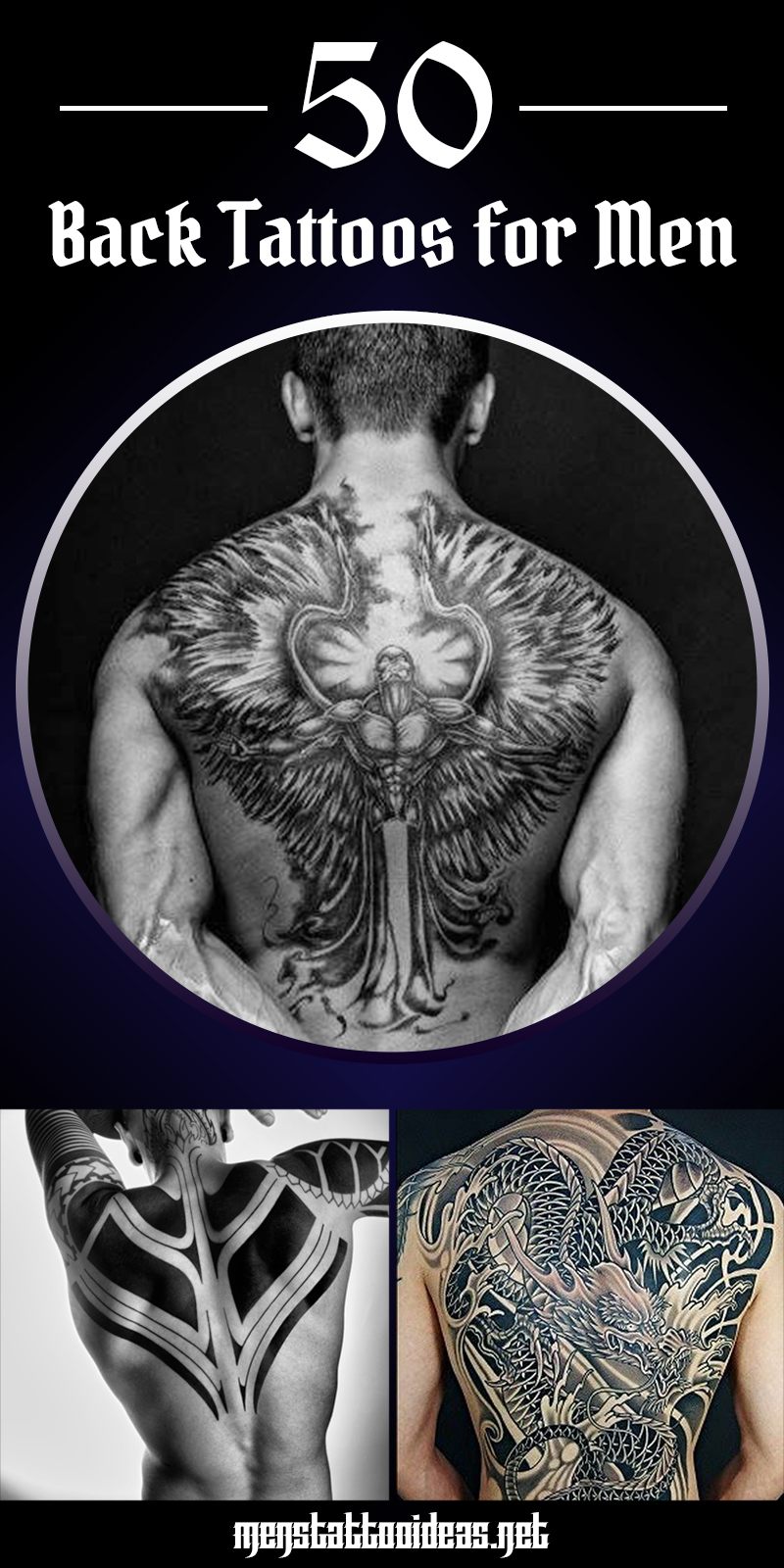 Back Tattoos for Men Ideas and Designs Guys