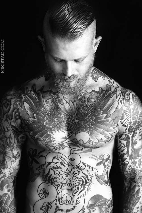 50 Fantastic Chest Tattoos For Men