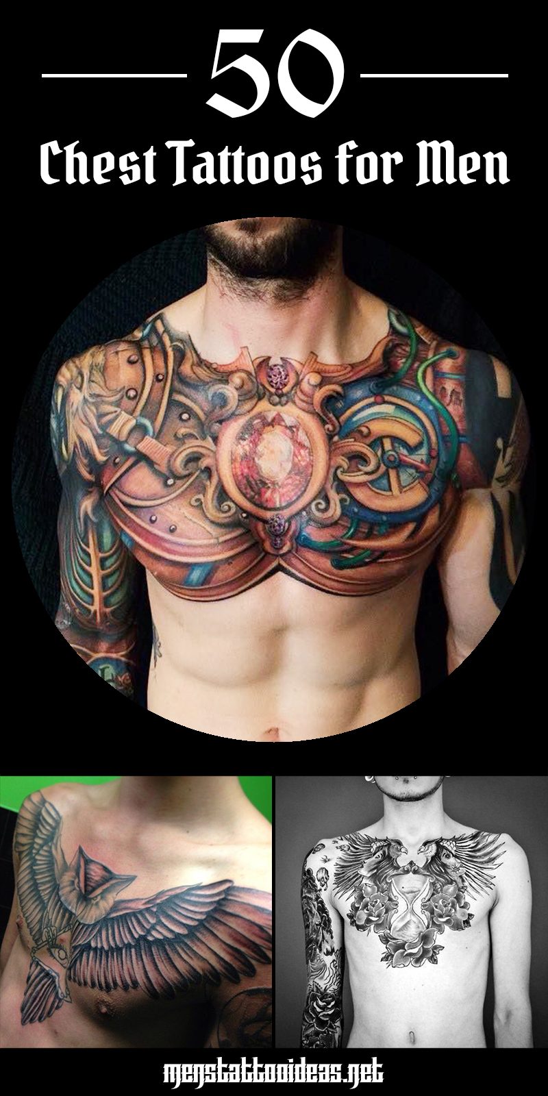 Most Popular Chest Tattoos for Men  CUSTOM TATTOO DESIGN