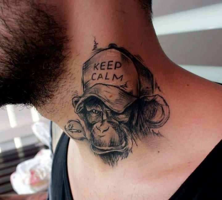 Neck Tattoo Designs for Men - Mens Neck Tattoo Ideas