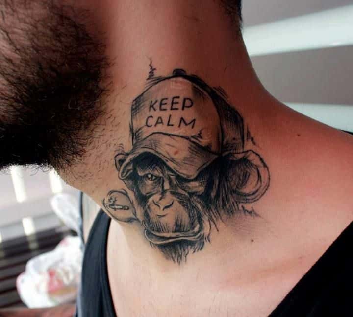 41 Simple Side Neck Tattoos For Guys Nuage Detoiles