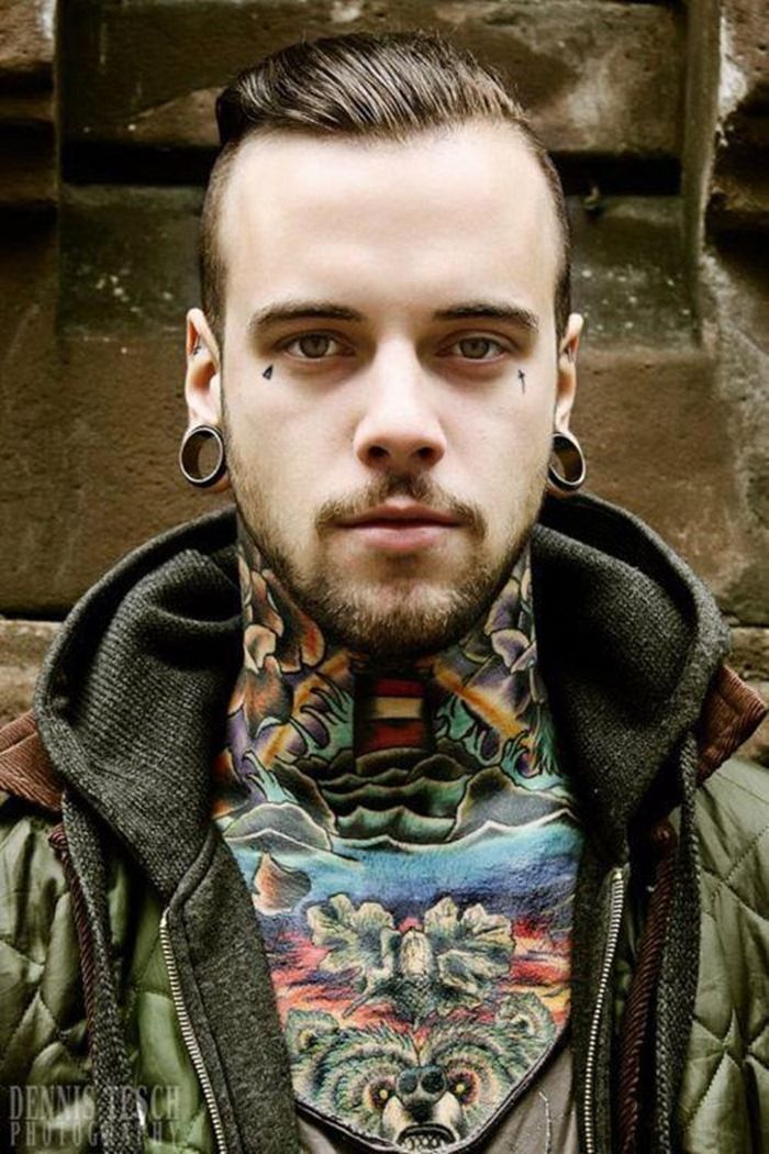 Full Neck Tattoos For Men