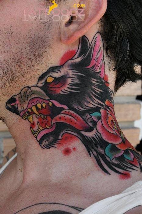 Neck Tattoo Designs for Men - Mens Neck Tattoo Ideas