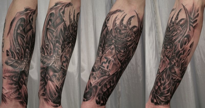 Men's arm tattoos