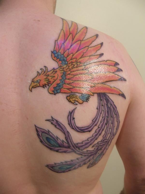 Phoenix Back Tattoo