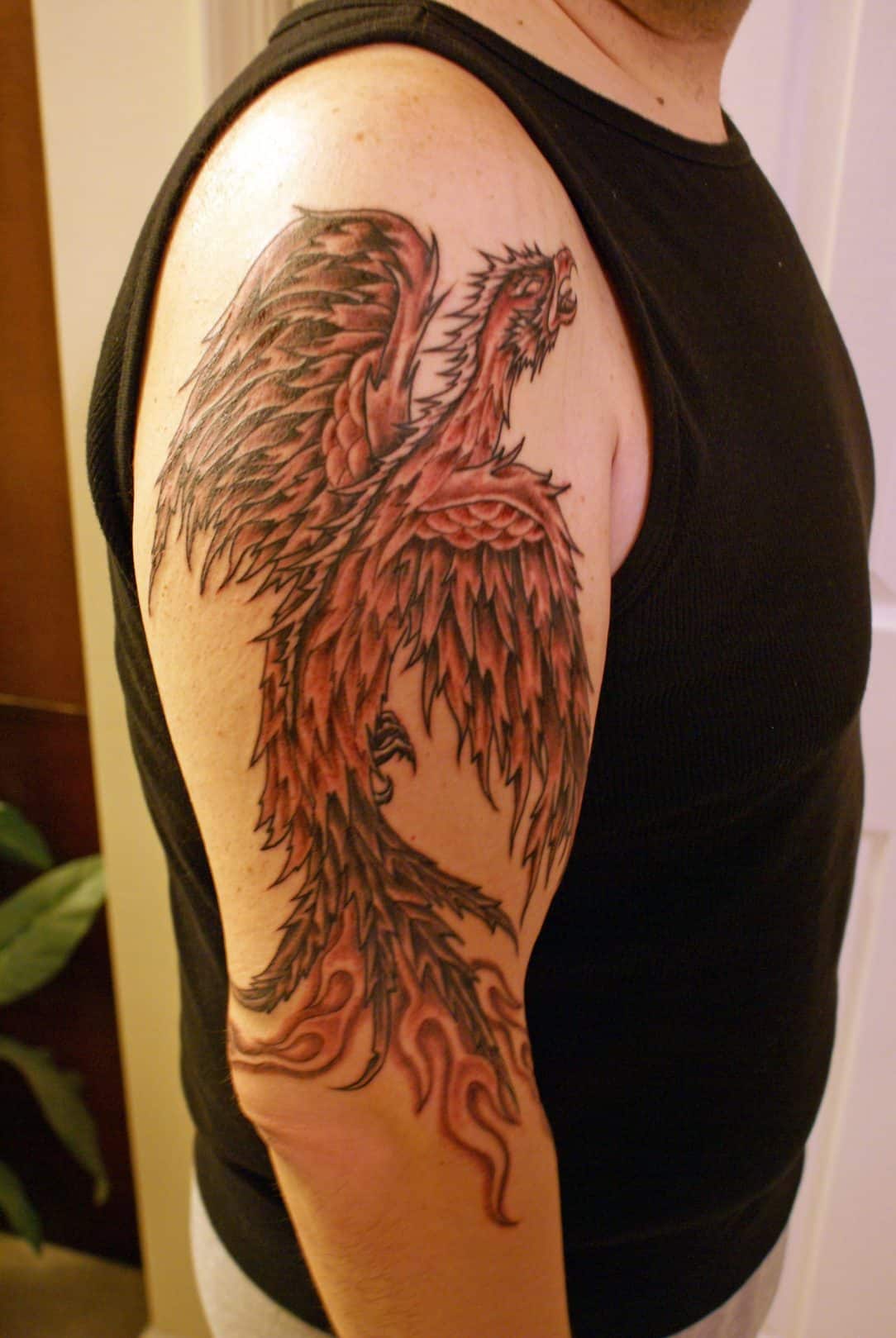 Phoenix Sleeve Tattoo