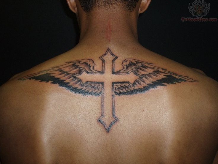 Cross Shading Tattoo