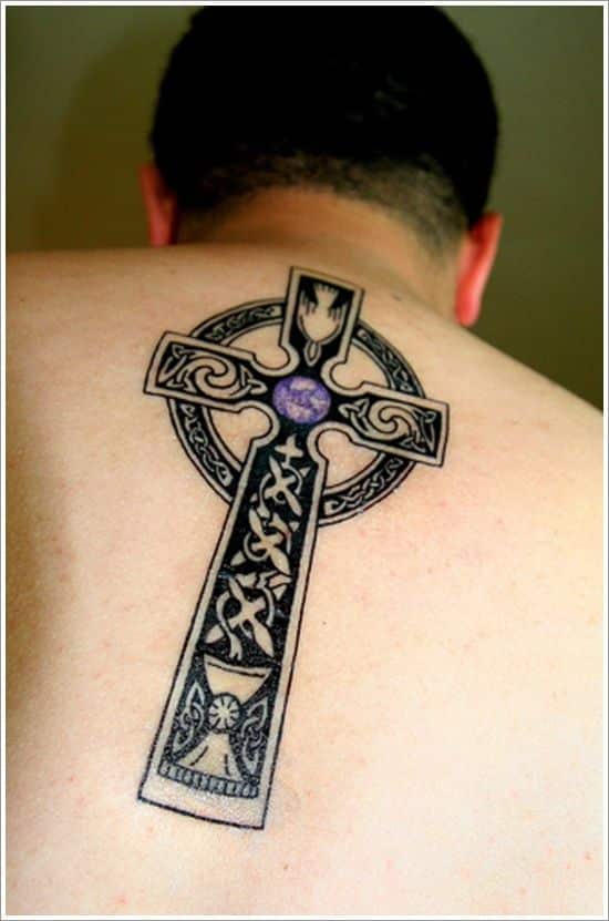 Steel Tattoo with Cross Motive