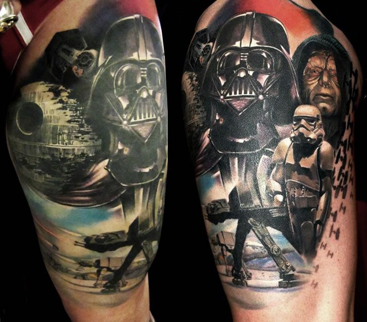 Star Wars Tattoos for Men - Best Designs and Ideas for Guys