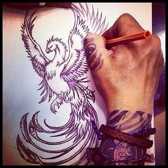 Phoenix Tattoo Ideas for men