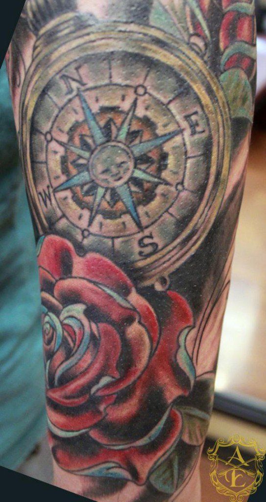 compass-tattoos-43