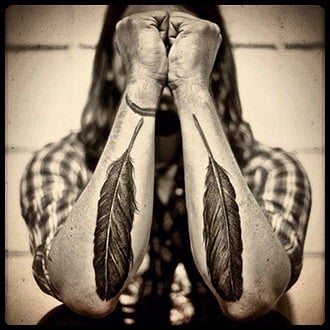 Feather Tattoo Ideas for Guys