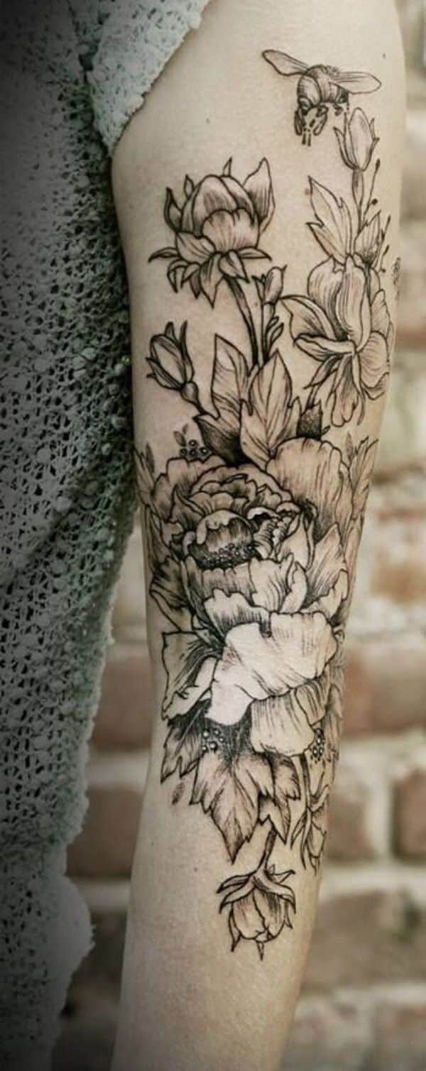 Flower Tattoos for Men - Ideas and Inspiration for Guys