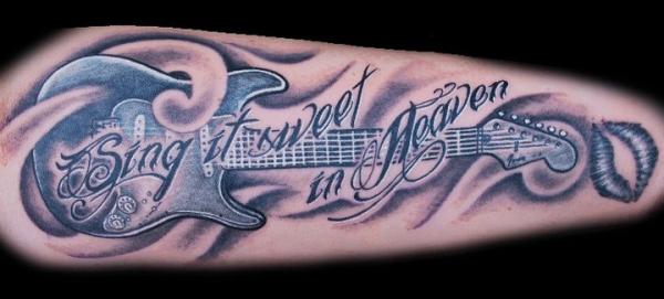 Men music tattoos for Music Tattoo