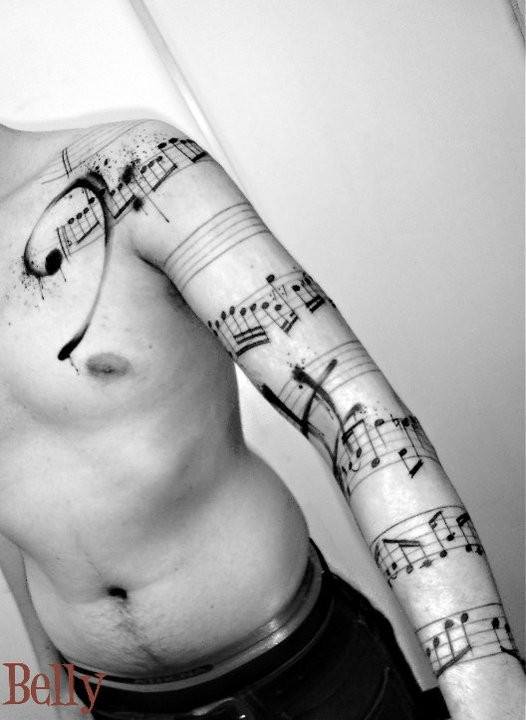 Music Tattoos for Men Ideas and Inspiration for Guys
