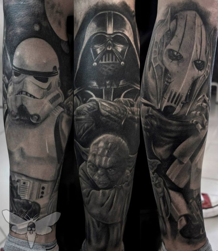 Star Wars Tattoos for Men - Best Designs and Ideas for Guys