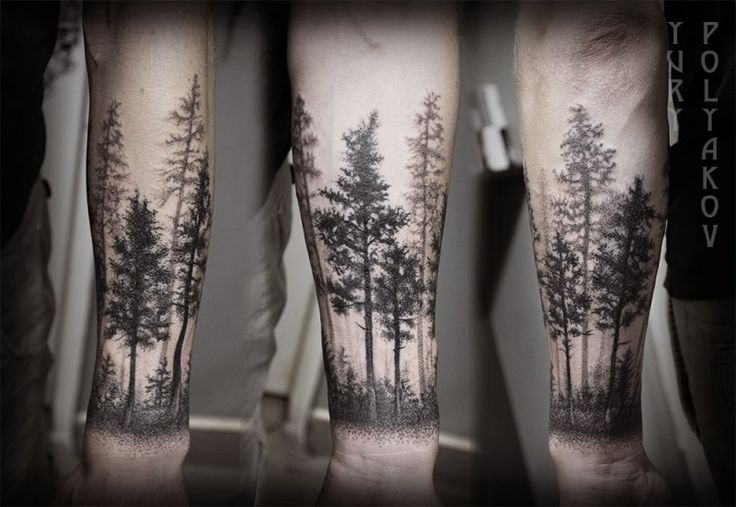 Pine Forest Tattoo