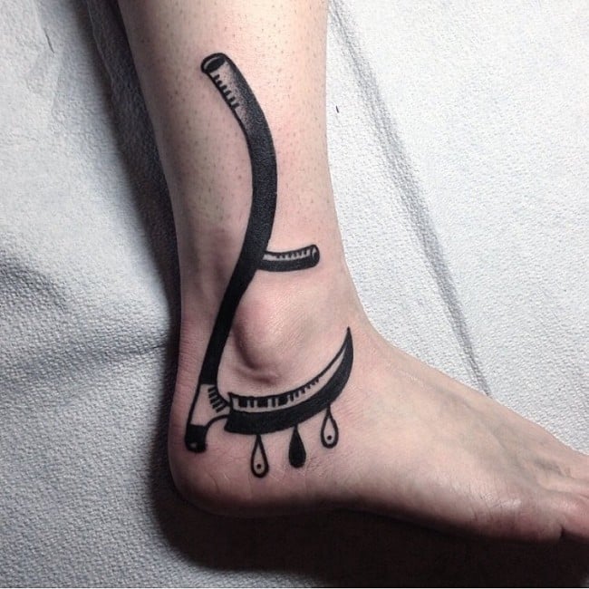 Ankle Tattoos for Men - Ideas and Designs for Guys