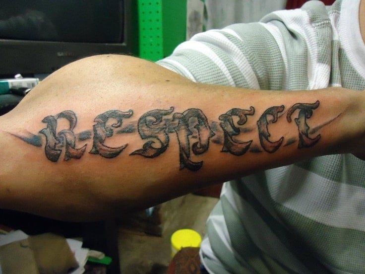 Respect Tattoos for Men Ideas and Inspiration for Guys