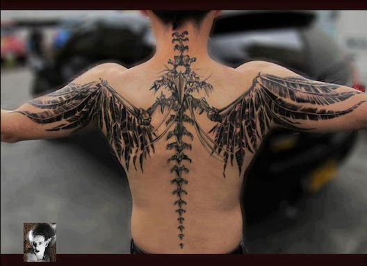 Spine Tattoos for Men - Ideas and Designs for Guys