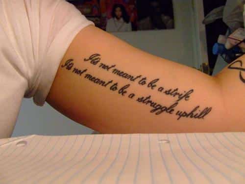Tattoo Quotes for Men - Ideas and Designs for Guys