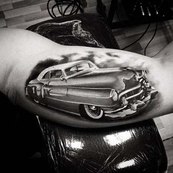 Car Tattoos for Men - Ideas and Inspiration for Guys