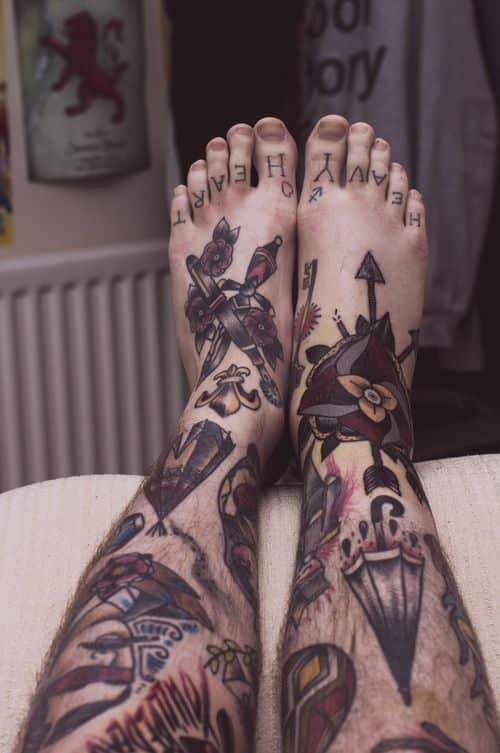 Foot Tattoos for Men - Design Ideas for Guys