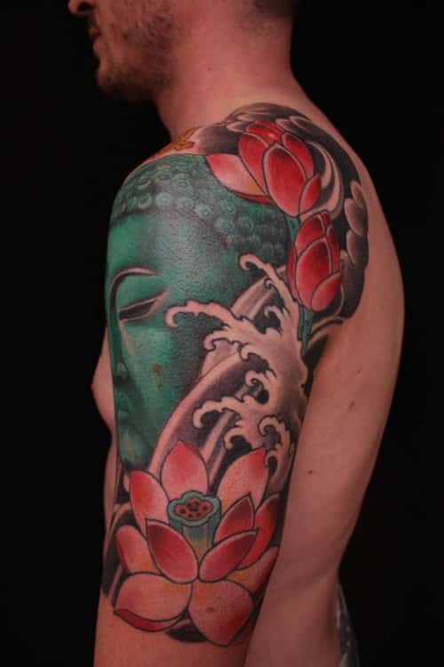 Lotus Flower Tattoos for Men - Ideas and Inspiration for Guys