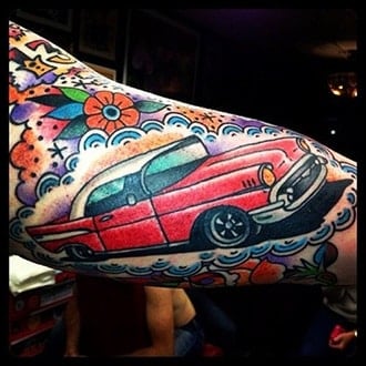 Car Tattoo Ideas for Guys