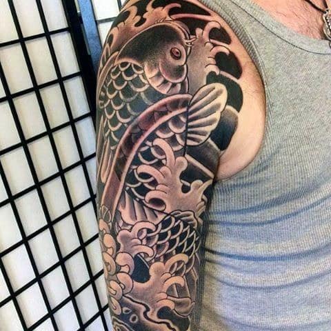 Koi Fish Tattoos for Men - Ideas and Inspiration for Guys