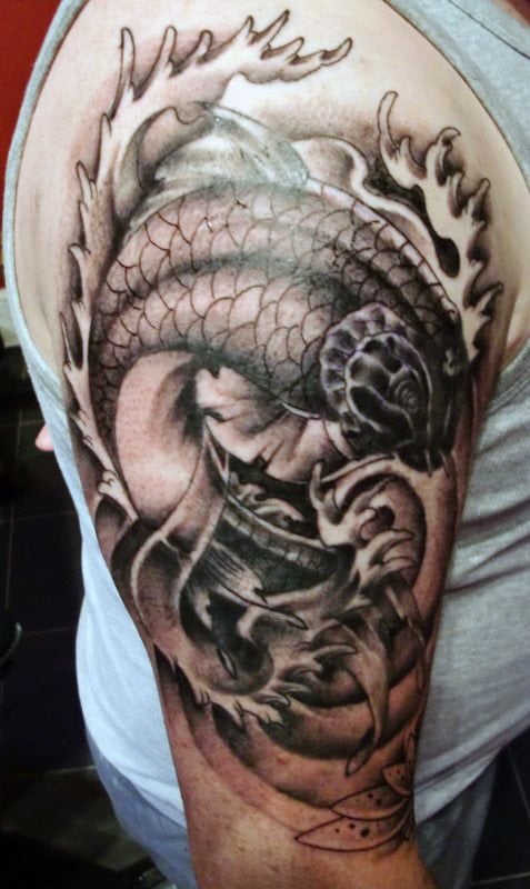Koi Fish Tattoos for Men - Ideas and Inspiration for Guys