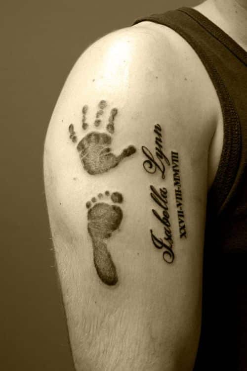 Arm tattoo mann name