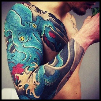 Octopus Tattoos for men