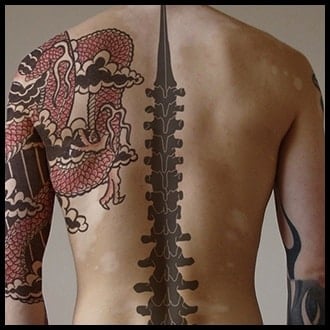 Spine Tattoo Ideas for men