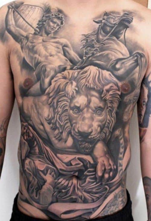 Stomach Tattoos for Men Ideas and Inspiration for Guys