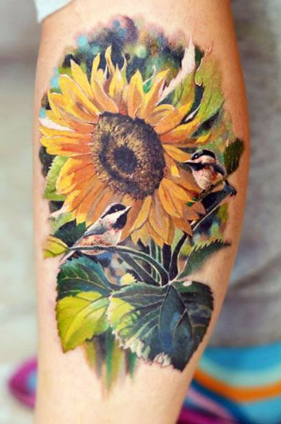 Sunflower Tattoos For Men Ideas And Inspiration For Guys A sunflower tattoo is a symbol of the sun and the eternal movement towards light. men s tattoos ideas