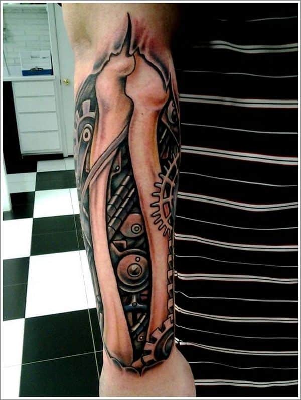 Biomechanical Tattoos for Men - Ideas and Inspiration for Guys