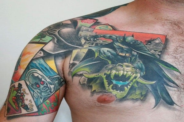 DC Comic Tattoos for Men - Ideas and Inspiration for Guys