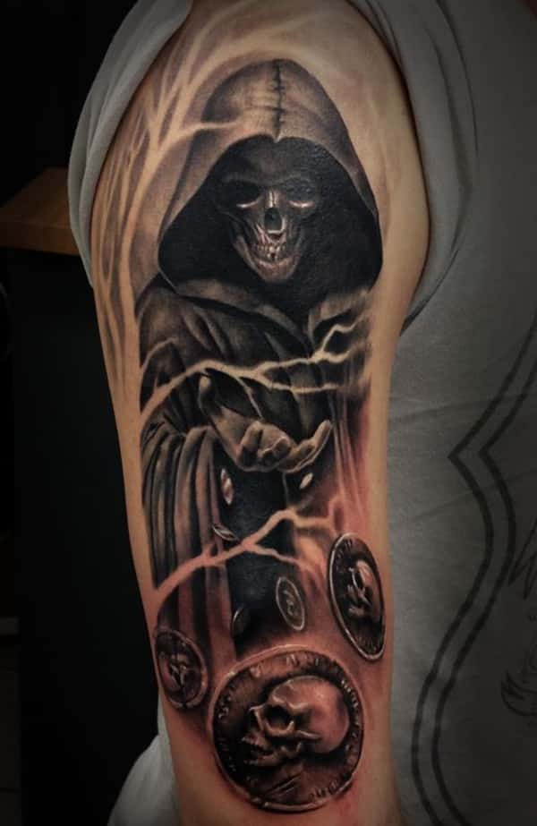 Grim Reaper Tattoos for Men - Ideas and Inspiration for Guys