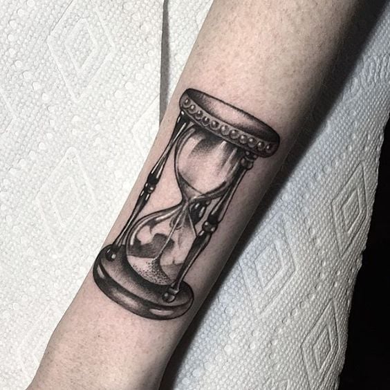 Hourglass Tattoos for Men - Ideas and Inspiration for Guys