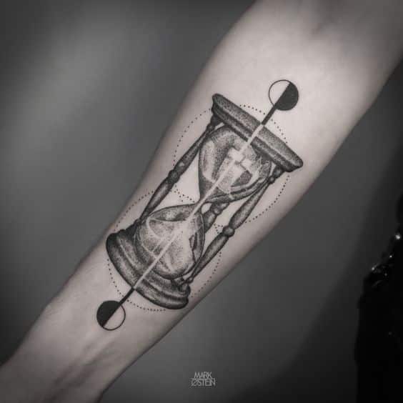 Hourglass Tattoos for Men - Ideas and Inspiration for Guys