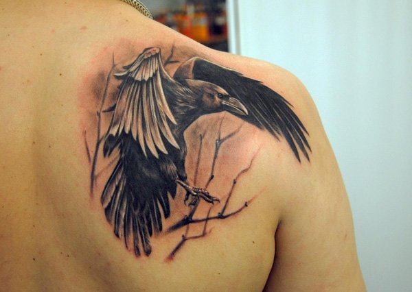 Raven Tattoos For Men