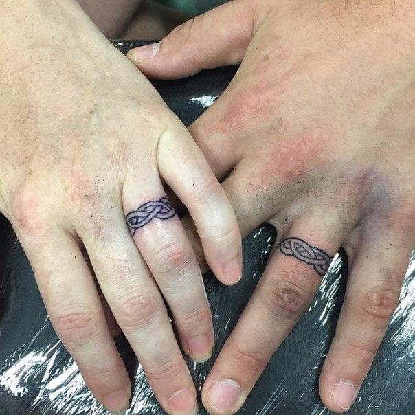 Wedding Ring Tattoos for Men Ideas and Inspiration for Guys