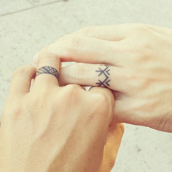 Wedding Ring Tattoos 22 