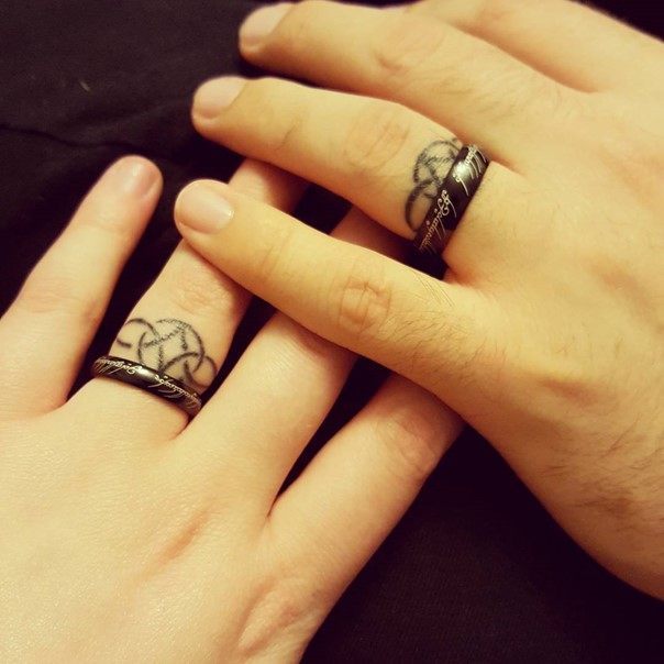 Wedding Ring Tattoos 38 