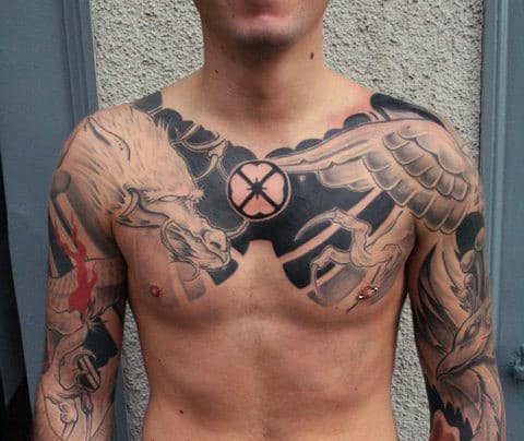 Collar Bone Tattoos for Men - Ideas and Inspiration for Guys