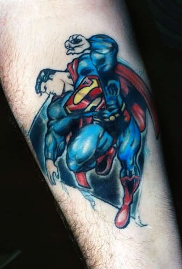Batman V Superman Tattoos Inked Magazine Superman