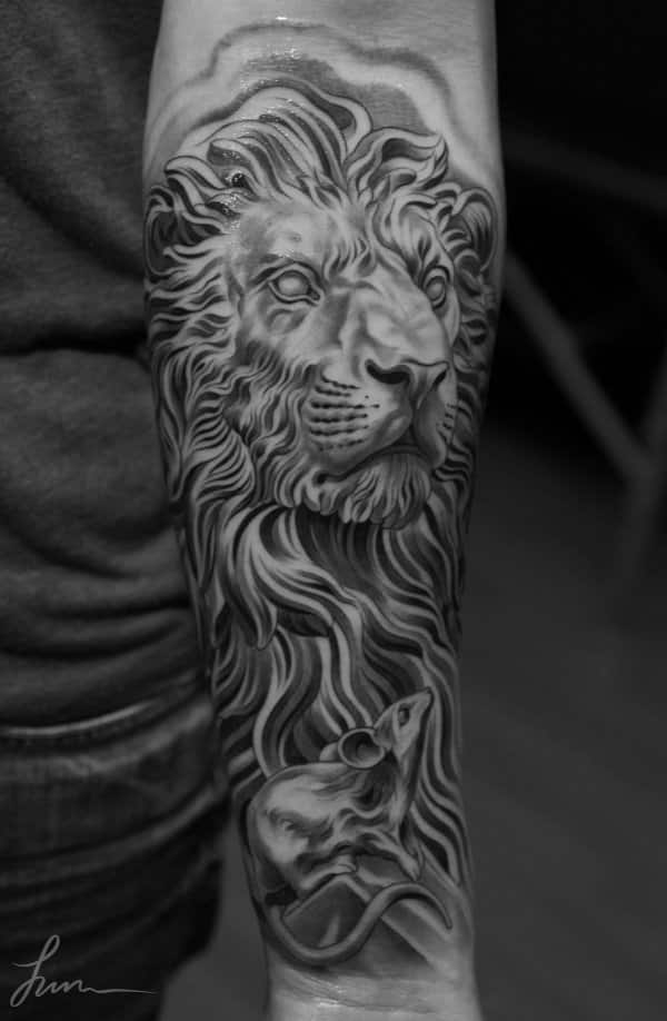 Leo Tattoos for Men - Ideas and Inspiration for Guys