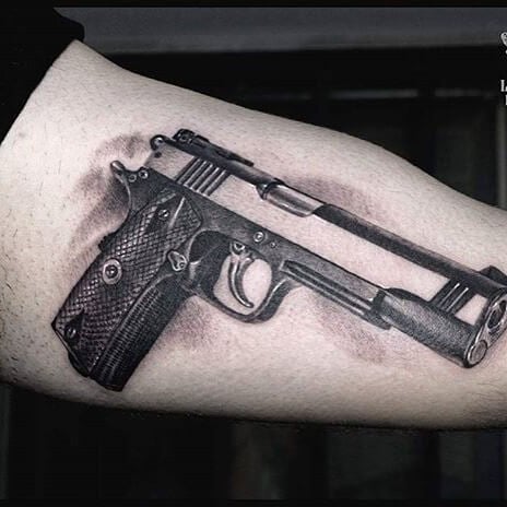 Gun Tattoos for Men - Ideas and Inspiration for Guys