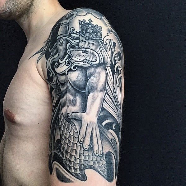 Aquarius Tattoos for Men - Ideas and Inspiration for Guys